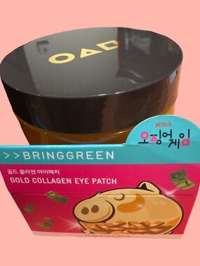 BRINGGREEN Gold Collagen Eye Patch - Gold & Teal Packaging